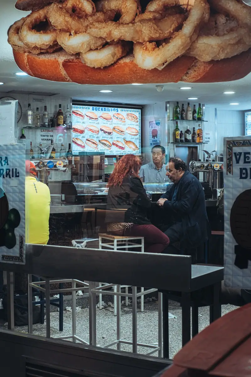 Comedor lleno un sábado